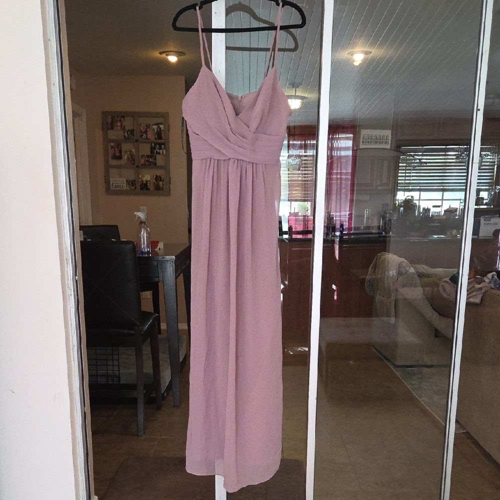 SORELLA VITA Blush Maxi Dress with Spaghetti Straps